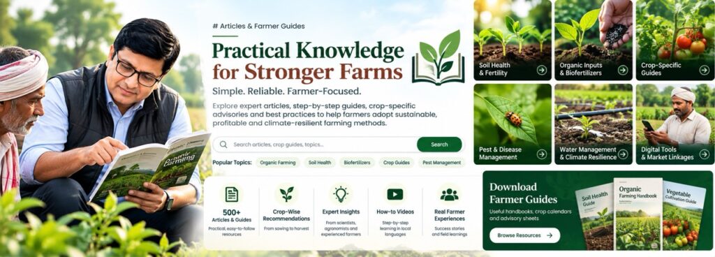 Rajeev Singh sharing practical knowledge and expert guides with farmers for stronger, sustainable, and climate-resilient farming