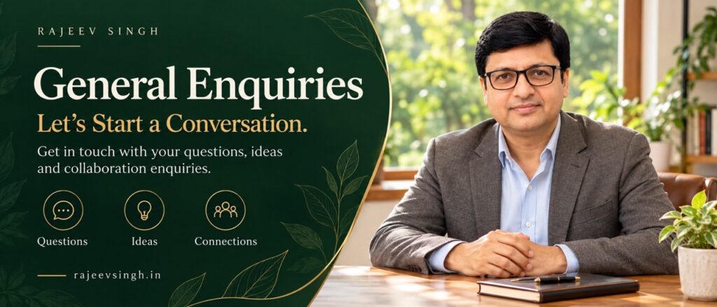 Rajeev Singh available for general enquiries, questions, ideas and collaboration opportunities.